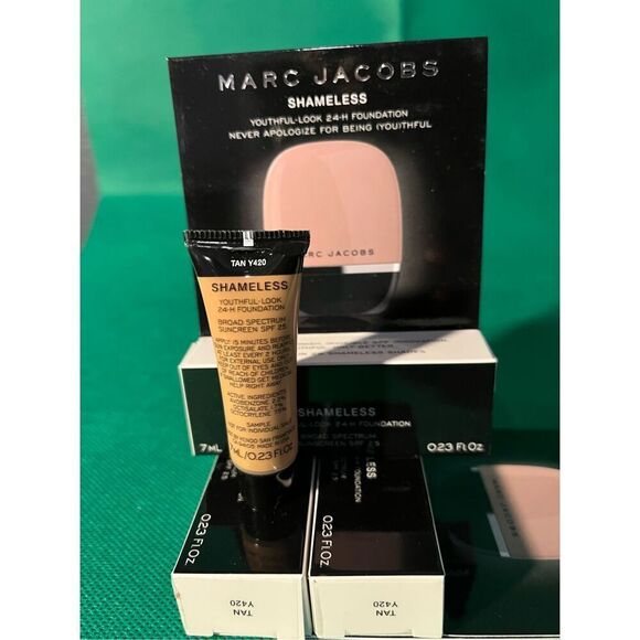 Marc Jacobs Shameless Foundation Deep Y500 Lot of 3 - Picture 6 of 8